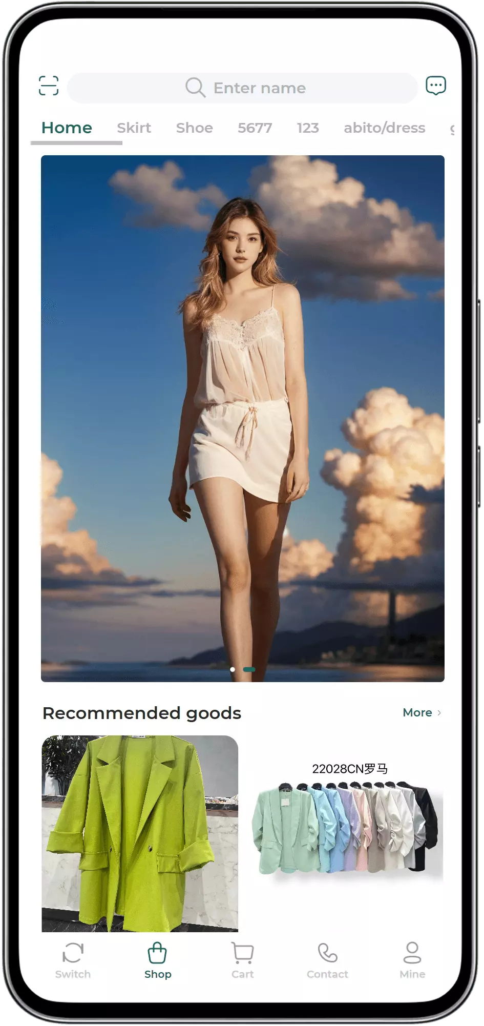 Restaurant tablet menu display